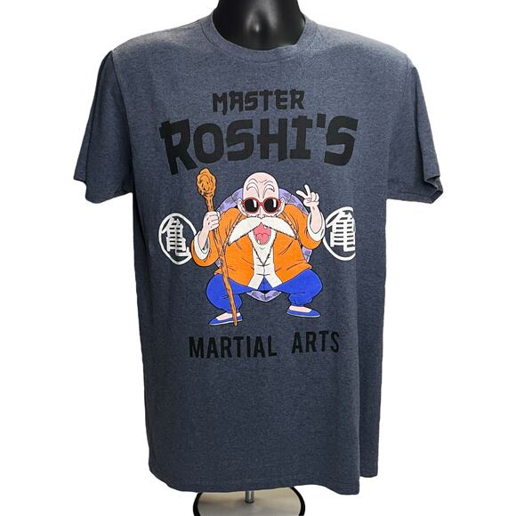 Dragon Ball Z Master Roshi’s Martial Arts T-Shirt (Ripple Junction) Men’s Medium - Picture 1 of 9